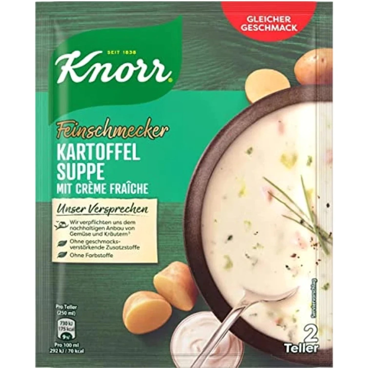Kartoffelsuppe Mit Creme Fraiche
