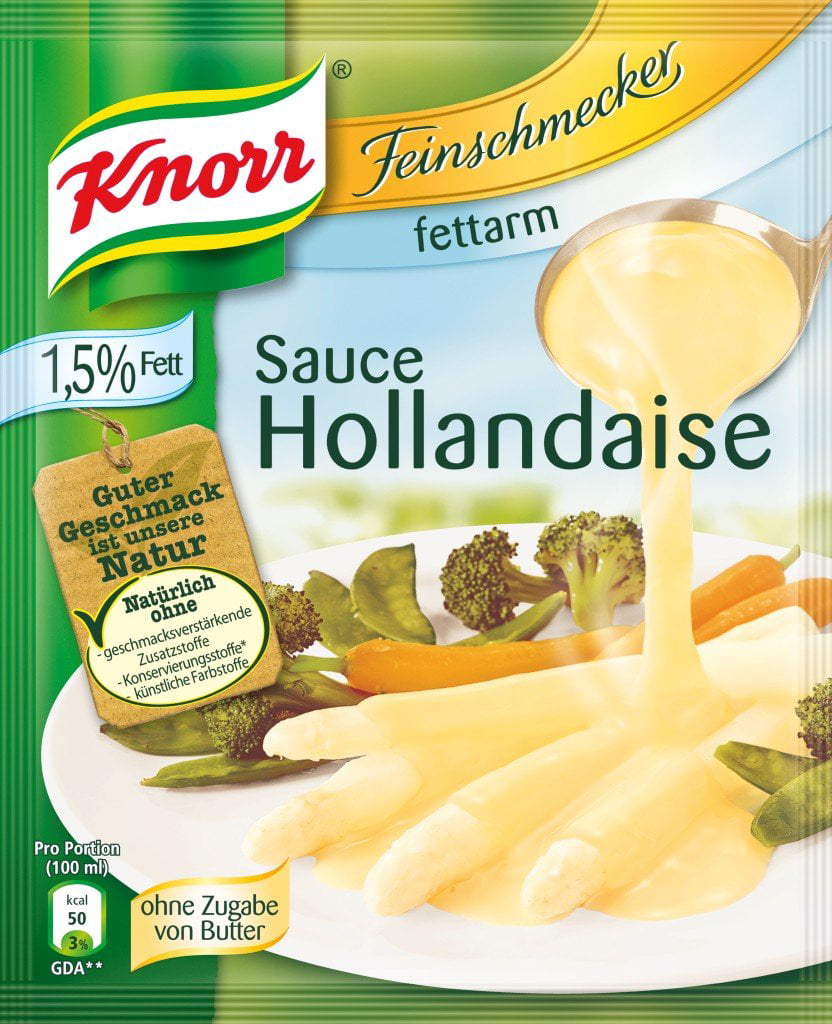 Hollandaise Ml 250 Fettarm Knorr Feinschmecker Sauce