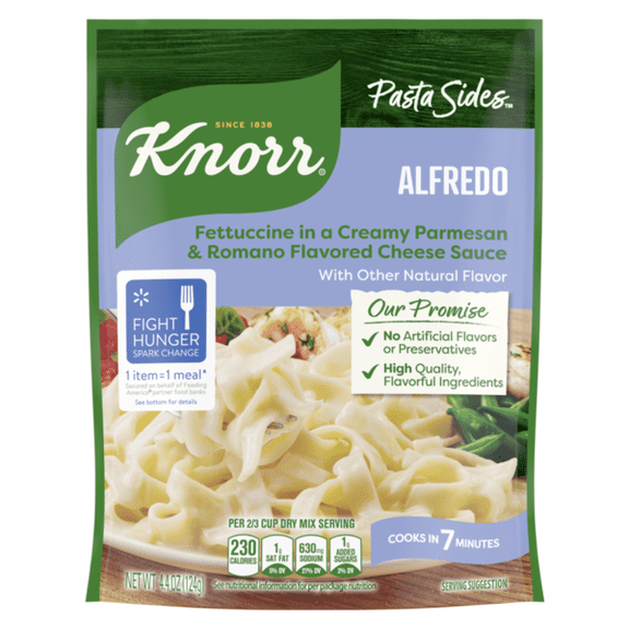 Knorr Fettuccine Alfredo Pasta Sides