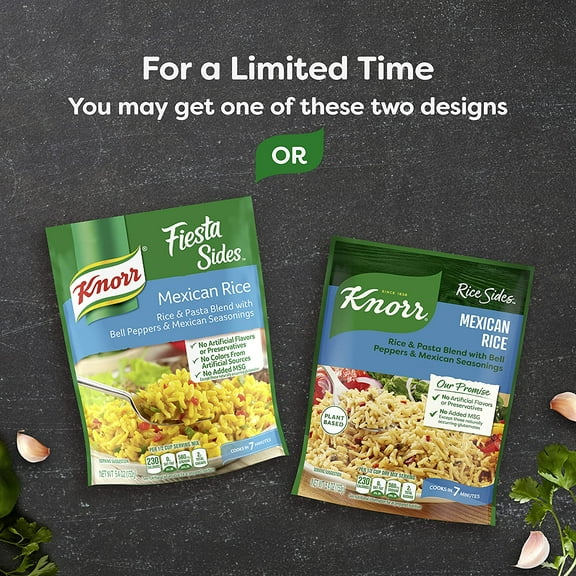 Knorr Fiesta Sides Rice Side Dish, Mexican Rice, 5.4 Ounce, (Pack of 2)