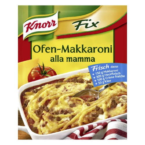 Knorr Natürlich Lecker Ofen Makkaroni Alla Mamma Knorr Fix Oven Makkaroni (Ofen-Makkaroni Alla Mamma) (Pack Of 4