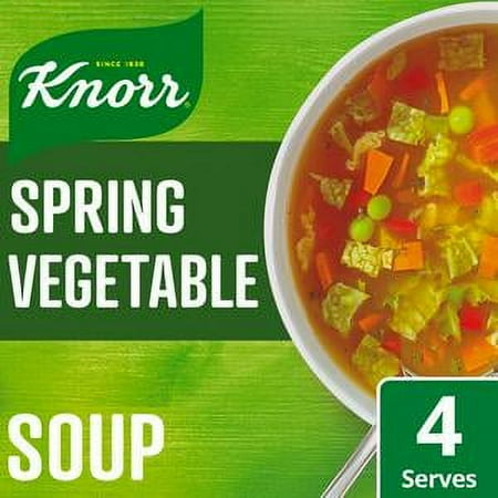 Knorr Florida Spring Vegetable Soup Mix - 48g - Pack of 3 (3x 48g) - Imported from United Kingdom by Sentogo - Clean Ingredients & Sustainable Agriculture - Vegan Recipe