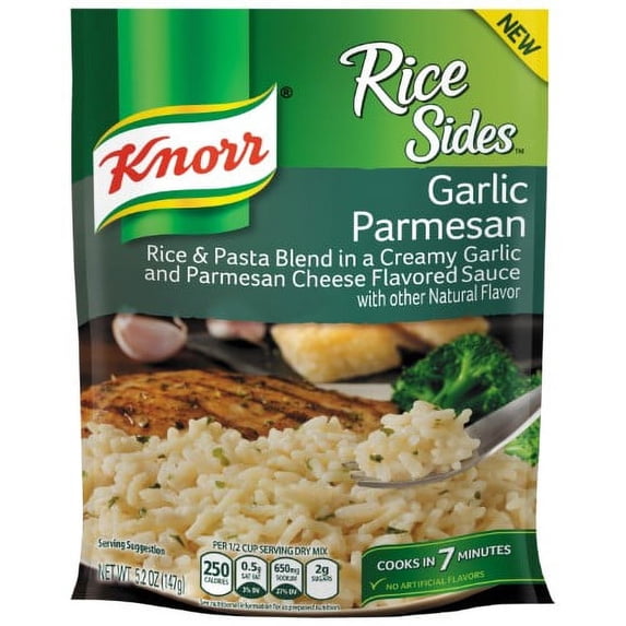 Knorr Garlic Parmesan Rice Sides Dish (Pack of 2)