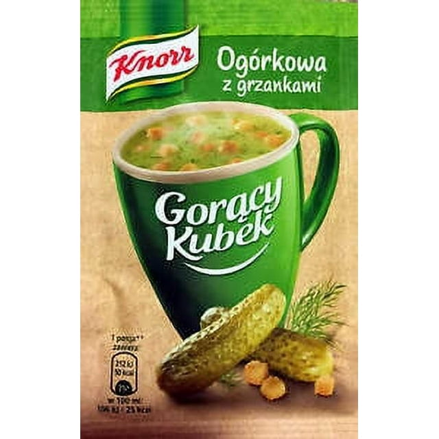 Knorr Goracy Kubek SOUP in a MUG Dill PICKLE soup Made in PolandPack