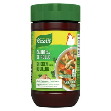 Knorr Granulated Bouillon Chicken Flavor Cholesterol-Free Powder, 7.9 oz Jar