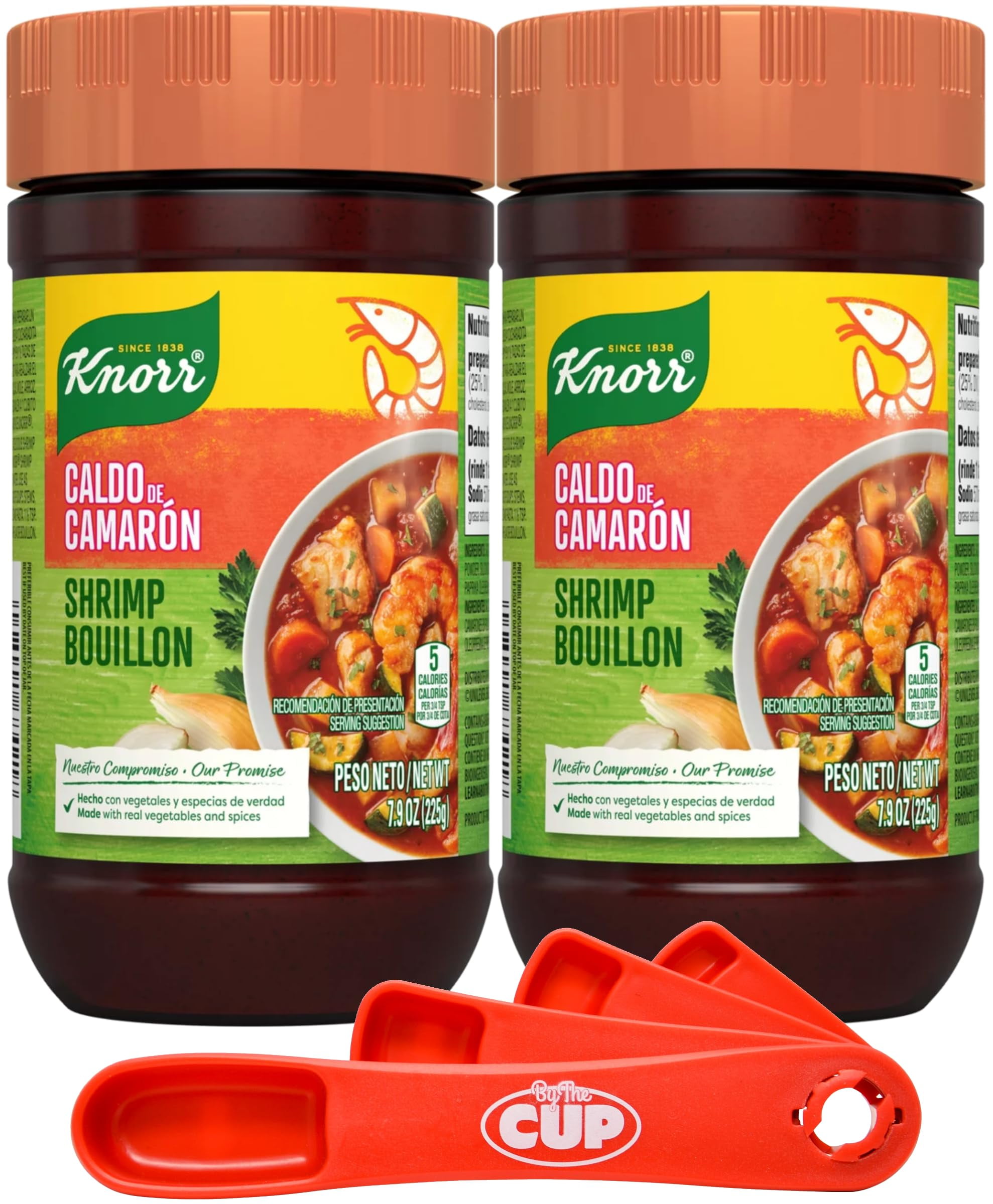 Knorr Granulated Bouillon, Shrimp Flavor, 7.9 oz (Pack of 2) with By