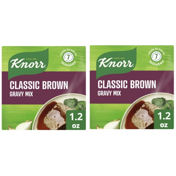 Knorr Gravy Mix Classic Brown, 1.2 oz - Pack of 2
