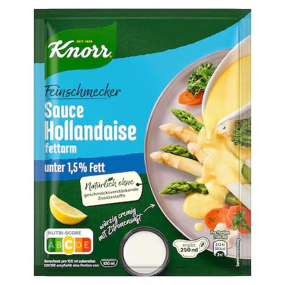 Knorr HOLLANDAISE Sauce mix packet -LOW FAT- 2 packets per order