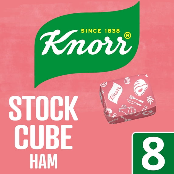 Knorr Ham Stock Cubes 8 x 10g, Imported from Britain