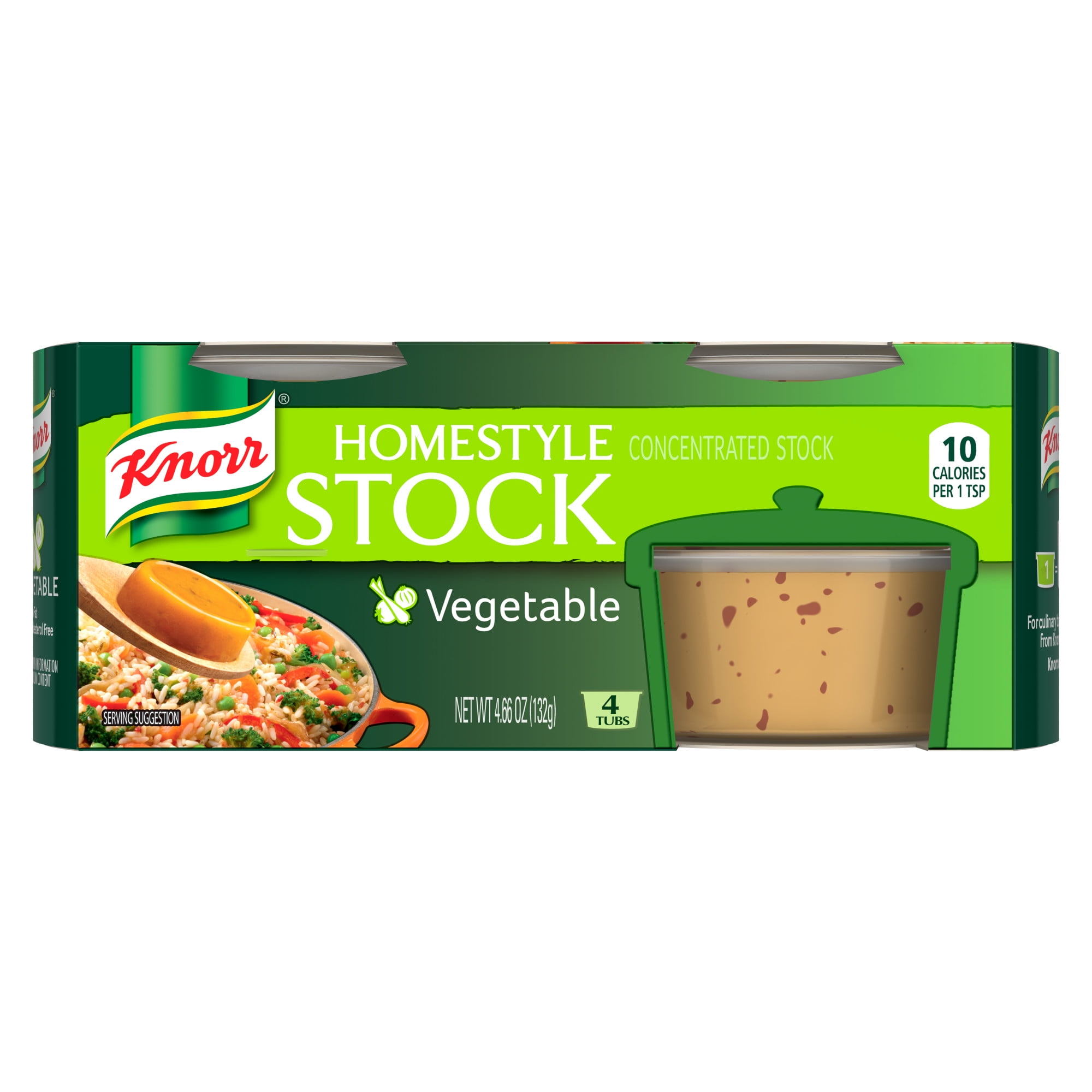 Knorr Homestyle ShelfStable Vegetable Stock For Rich, Authentic Flavor