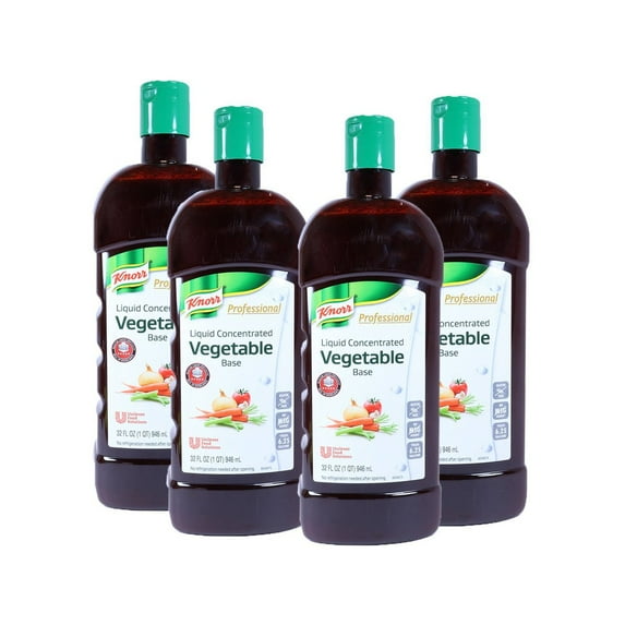 Knorr Liquid Concentrate Base Vegetable, 32 oz - Case of 4