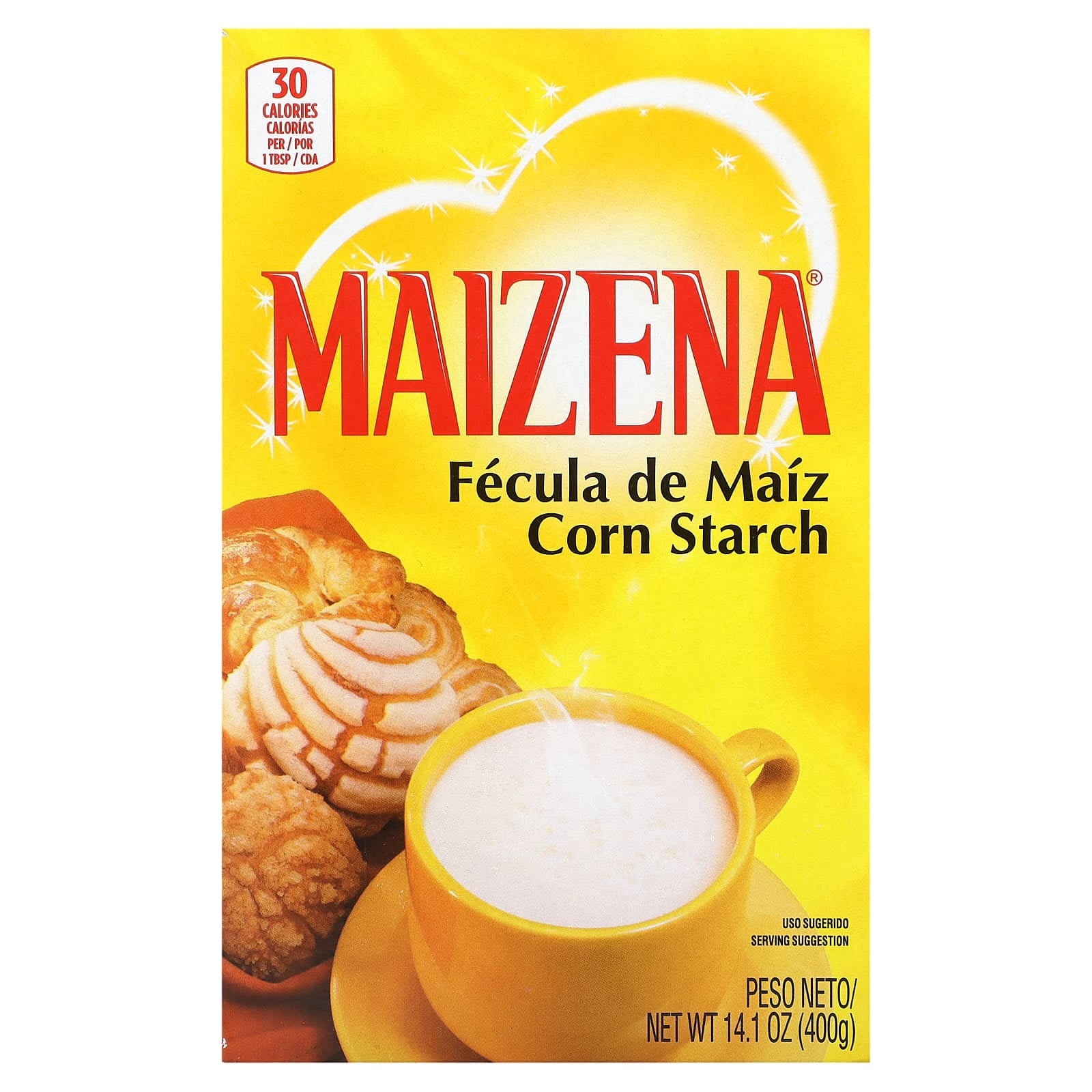 Knorr Maizena Corn Starch, 14.1 oz (400 g) Pack of 2