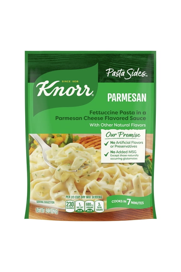 No Artificial Flavors Parmesan Pasta Sides, 7 Minute Cook Time, 4.3 oz