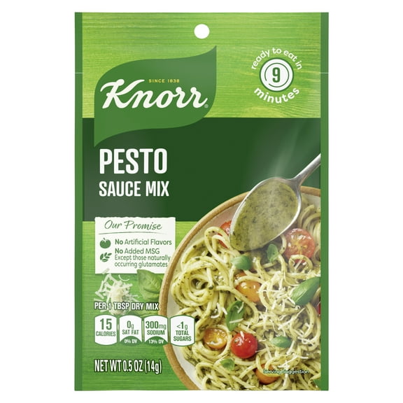 Knorr No Artificial Flavors Pesto Sauce Dry Spices and Seasonings Mix, 0.5 oz