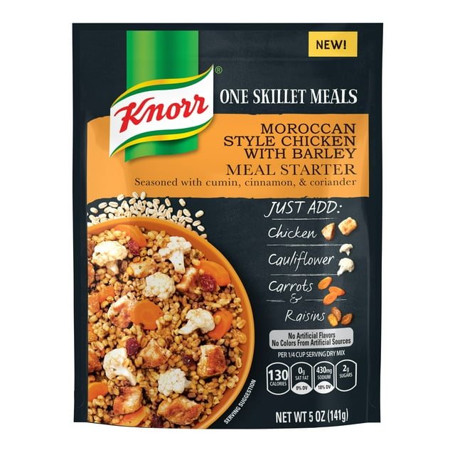 Knorr One Skillet Meals Meal Starter Moroccan Style Chicken with Barley