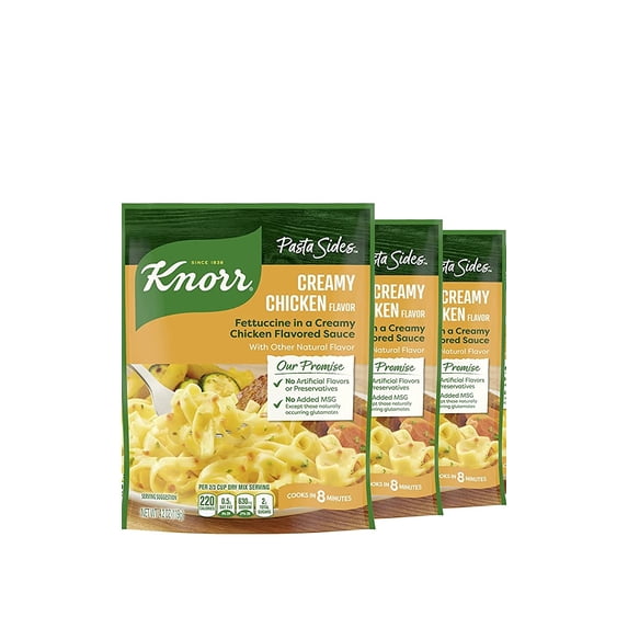 Knorr Pasta Side Dish, Creamy Chicken, 4.2 oz, Pack of 3
