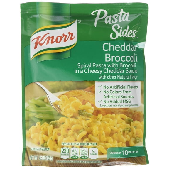 Knorr Pasta Sides: Cheddar Broccoli, 4.3 Ounce, Pack Of 3