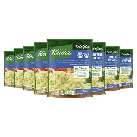 Knorr Pasta Sides Dish, Alfredo Broccoli, KKS1 4.5 Ounce, (Pack of 8)