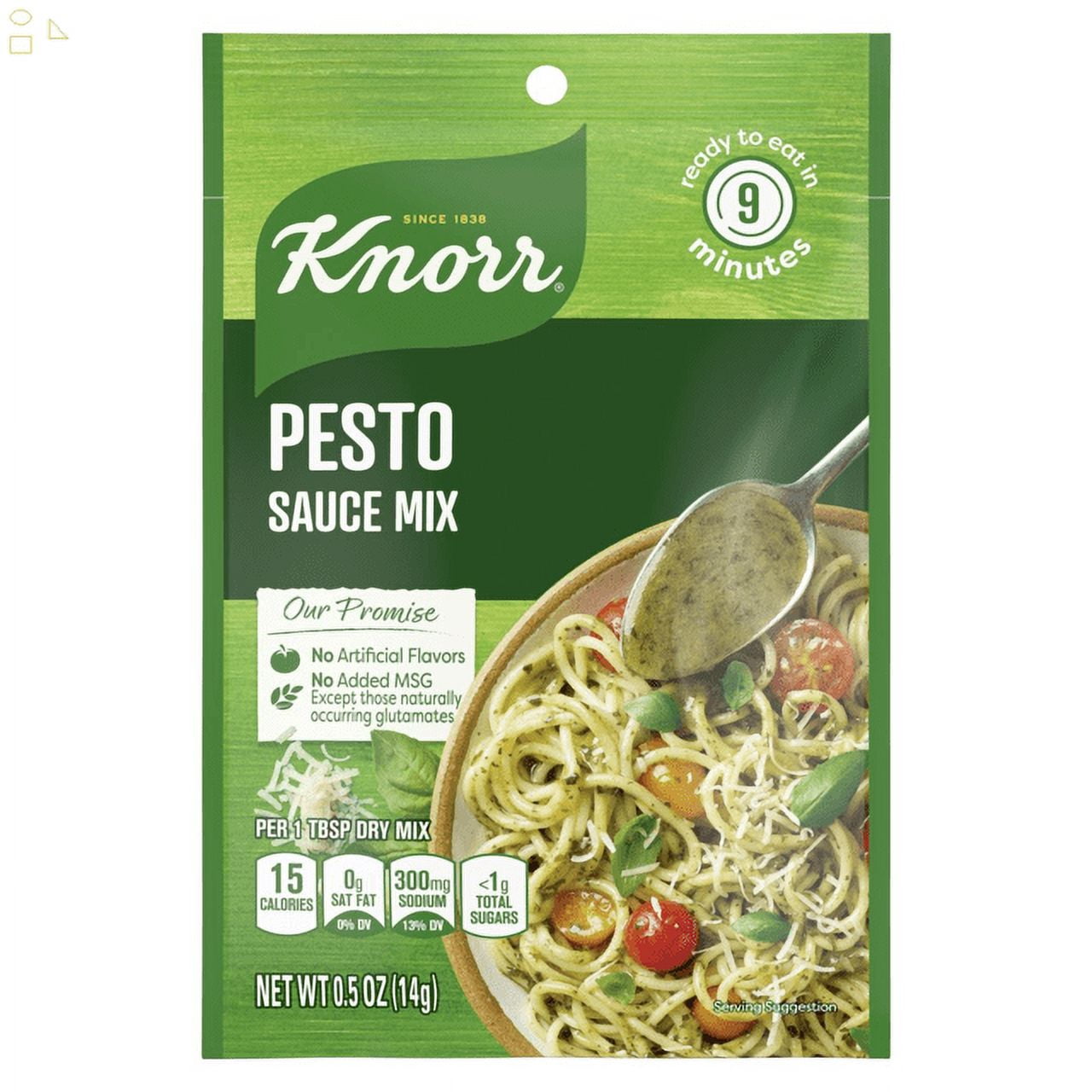 Knorr Pesto Sauce Mix 0.5 oz Pouches - Pack of 2