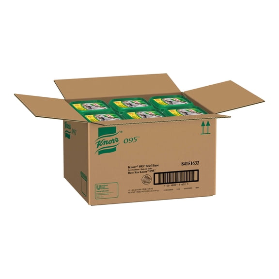 Knorr Professional 095 Low Sodium Beef Base, 1 pound - 12 per case