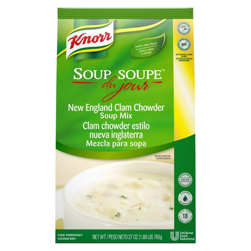 Knorr Professional Soup Du Jour New England Clam Chowder Soup Mix No