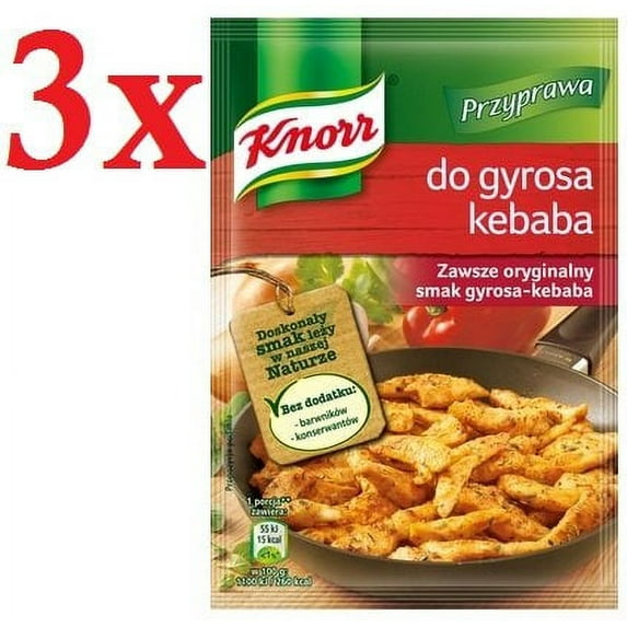 Knorr Przyprawa Do Gyrosa Kebaba Gryo Kebab Seasoning Mix (3-Pack)