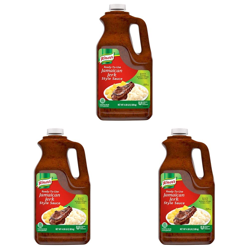 Knorr ReadyToUse Sauce, Jamaican Jerk, 256Ounce (Pack Of 3