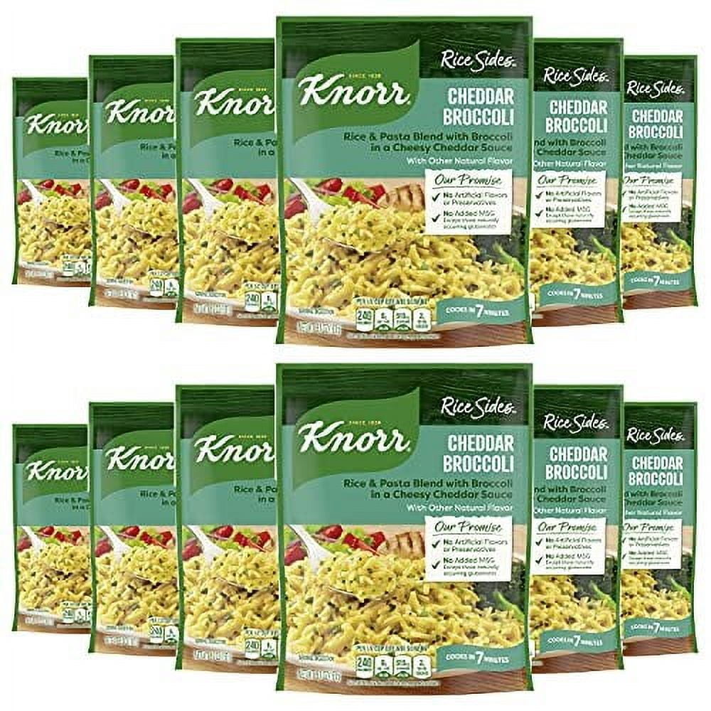 Knorr Rice Sides Cheddar Broccoli Flavor Rice, 5.7 oz - Case of 12 ...