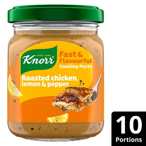 Knorr Roasted Chicken, Lemon & Pepper Cooking Paste 165g, Imported from Britain