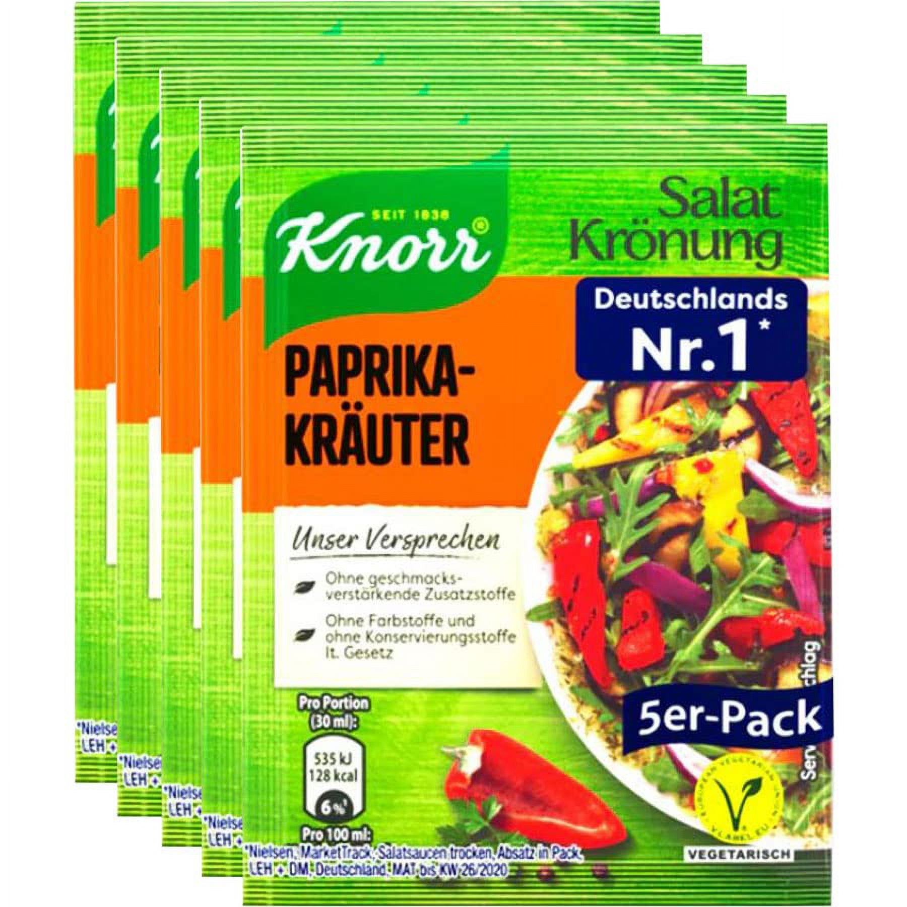 Knorr Salat Kroenung Paprika-Kraeuter (Paprika Herb) 5-Pack 45G (5 X 9G ...