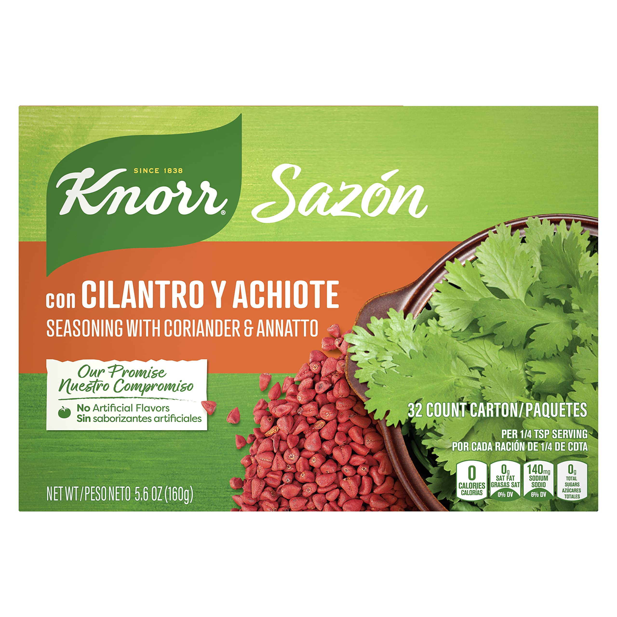 Knorr Sazón Flavorful Seasoning MSF2 for Sauce, Meat, Poultry, Fish