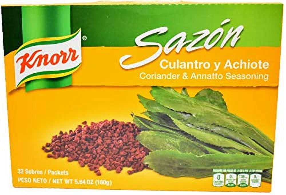 Knorr Sazon Seasoning, Coriander & Annatto, Culantro y Achiote, 5.6 oz