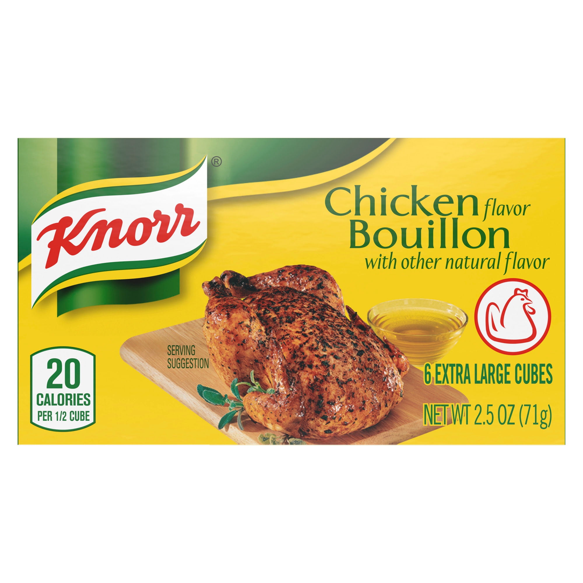 Knorr Shelf Stable Cubes Chicken Bouillon, 2.5 oz, 6 Vietnam