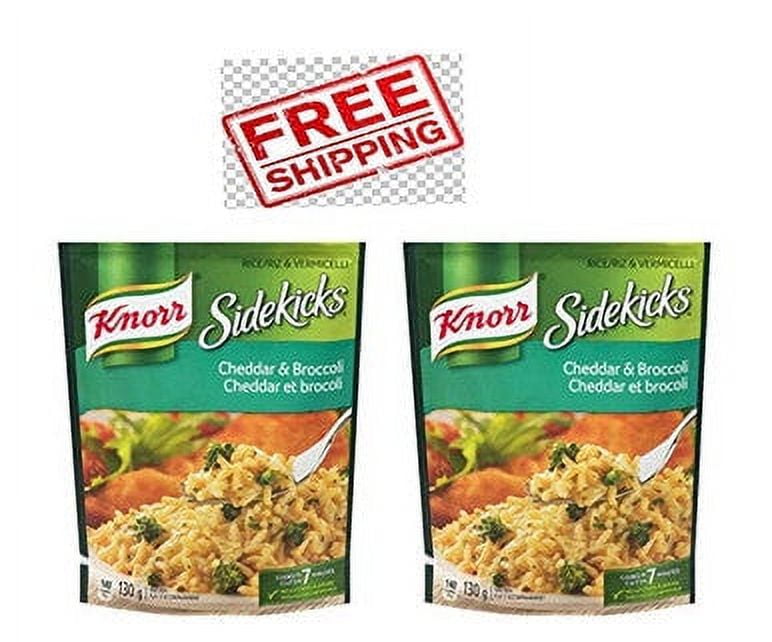 Knorr Sidekicks Cheddar Broccoli Rice Vermicelli Side Dish, 2ct, 130g/4