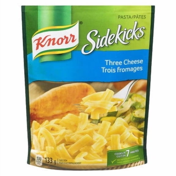 Knorr Sidekicks Three Cheese Pasta 133g/4.69 Oz (8pk)