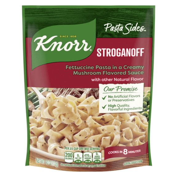 Knorr Stroganoff Fettuccine Pasta Sides