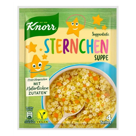 Knorr - Suppenliebe Sternchen Suppe (Star Noodle Soup) 84g