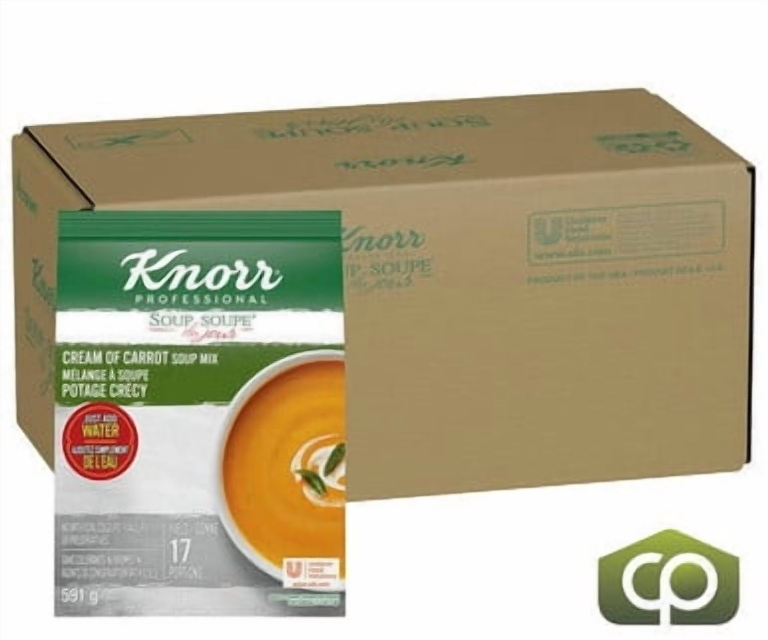 Knorr Swiss Soup Cream Of Carrot Gluten-Free 591 GR/1.30 LBS (4/Case)