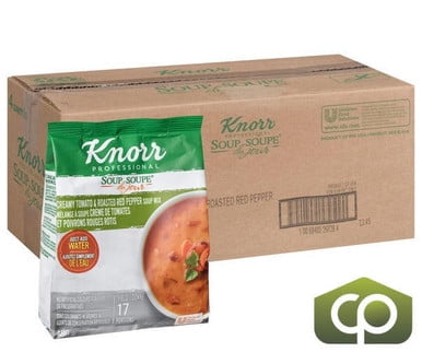 Knorr Swiss Soup Creamy Tomato & Red Pepper, Gluten-Free, 486 g/1.1 lbs (4/Case)