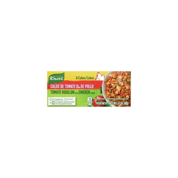 Knorr Tomato Chicken Bouillon Cubes, 3.1 oz (Pack of 12)
