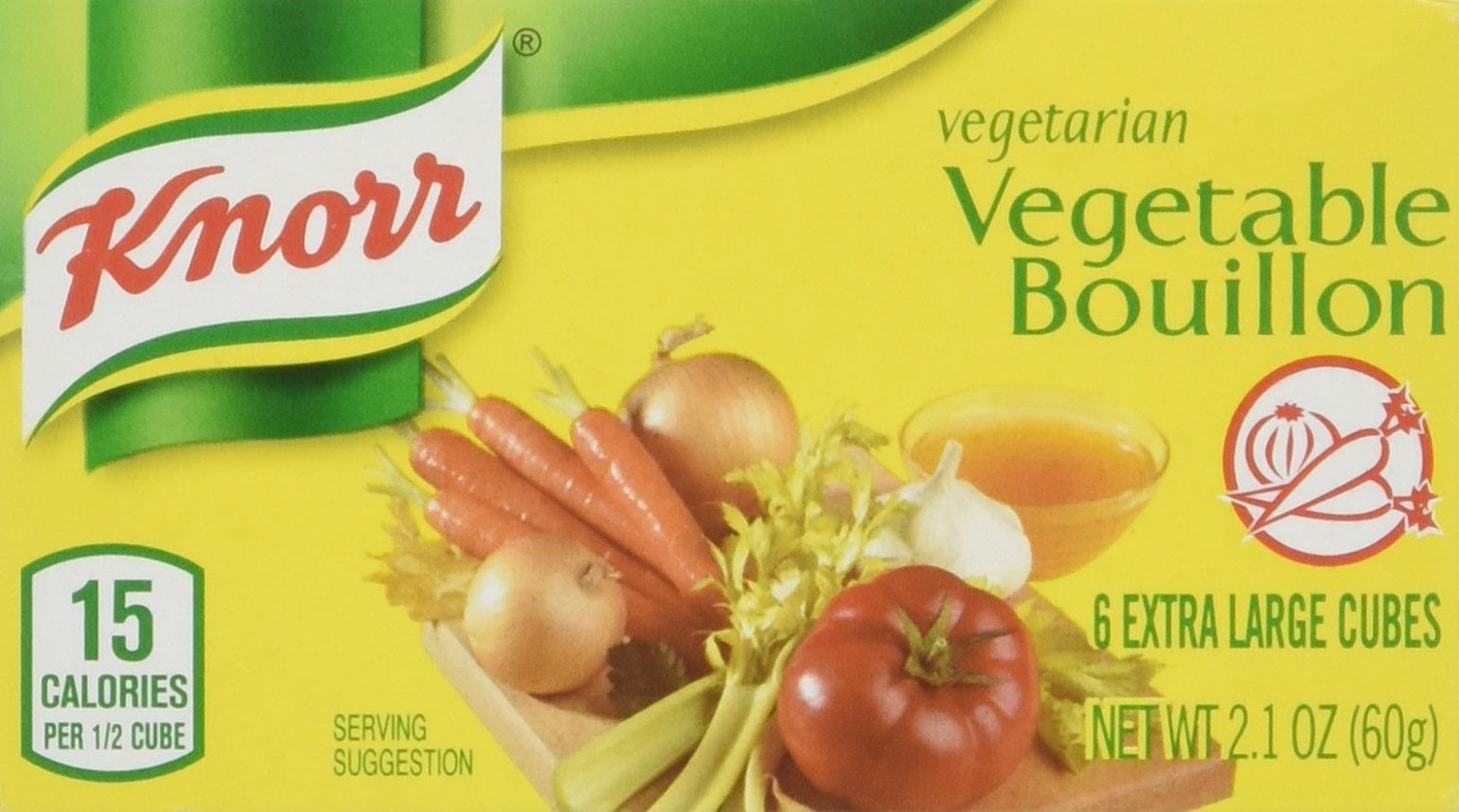 Knorr Vegetable Bouillon Cubes, Pack Of 12