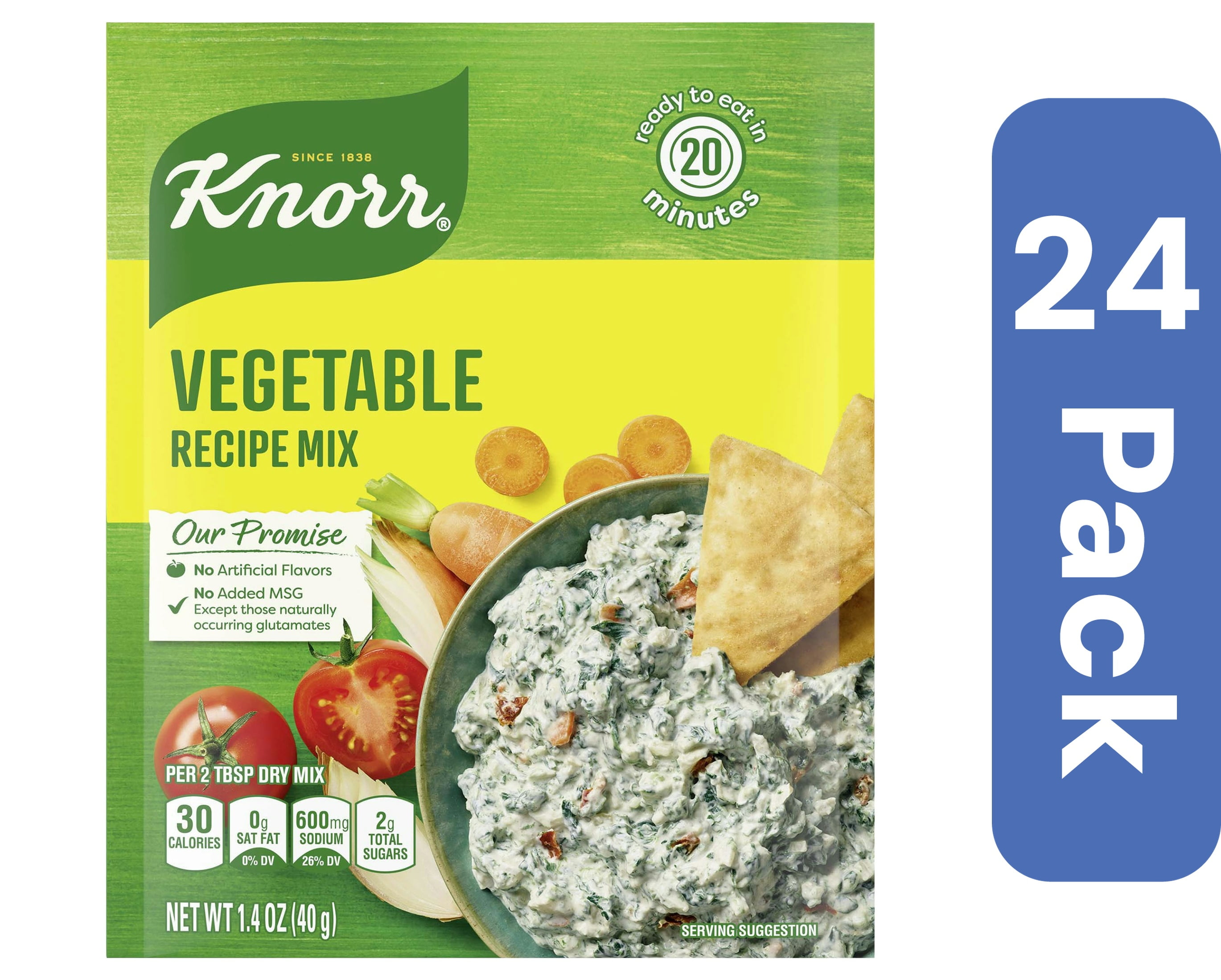 Knorr Vegetable Recipe Mix 1.4 oz (Pack of 24)
