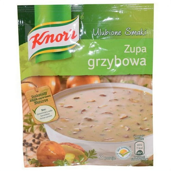 Knorr Zupa Grzybowa Instand Mushroom Soup Mix 50g (Pack of 5)