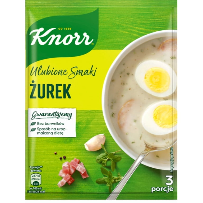 Knorr Zurek Polish Delicious Soup White Borsch 3x54g - Walmart.com