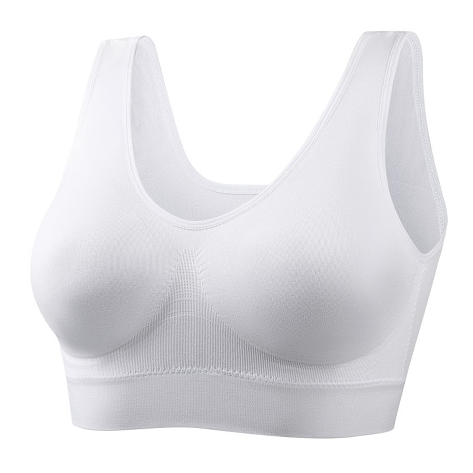 Knosfe Everyday Bras Seamless Wirefree Bras for Women High Support ...
