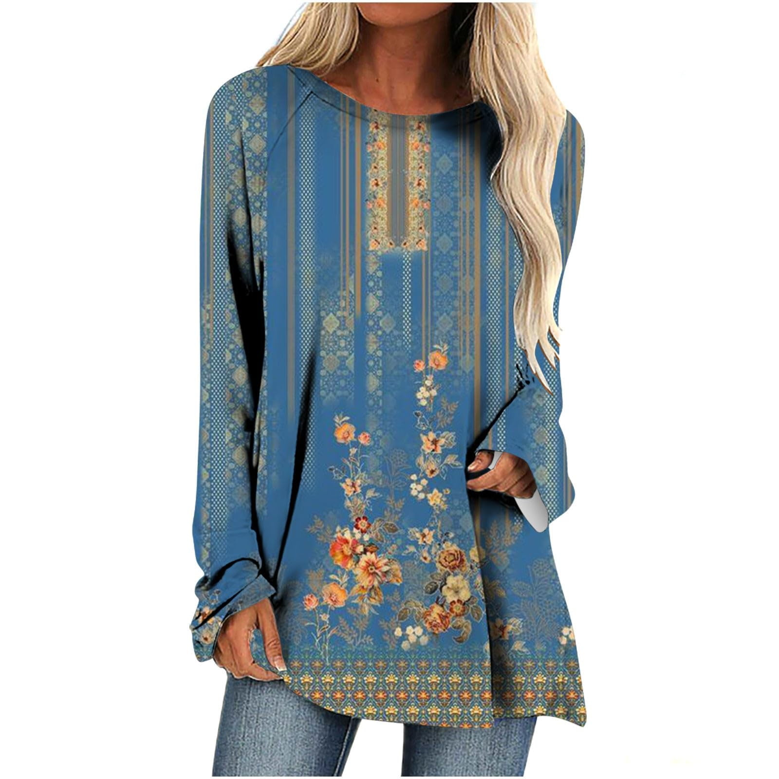 Knosfe Long Sleeve Tunic Tops To Wear With Leggings Crewneck Winter knosfe-long-sleeve-tunic-tops-to-wear-with-leggings-crewneck-winter