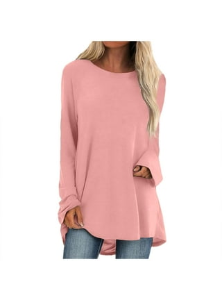 Knosfe Plus Size Tunics or Tops To Wear with Leggings Long Casual Crewneck  Women Shirts Winter Loose Fit Sexy Womens Blouses Clearance Fall Cute Long  Sleeve Dressy Ladies Tops 