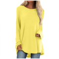 thumbnail image 1 of Knosfe Long Tops To Wear with Leggings Plus Size Cute Long Sleeve Crewneck Womens Shirts Trendy Casual Winter Blouse for Women Fall Fashion Loose Long Womens Tops, 1 of 6