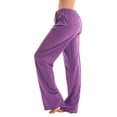 thumbnail image 1 of Knosfe Pajama Pants Women Flannel Casual Loungewear Soft Pj Pants for Teen Girls Christmas Sleepwear Buffalo Plaid Bottoms for Women Purple L, 1 of 6