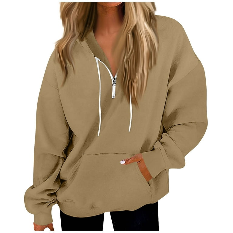 Knosfe Plus Size Hoodie Women Fall Pocket Fashion Sweatshirt Loose Boho Pullover Top Long Sleeve Oversized Cute Outfits for Teen Girls Drawstring